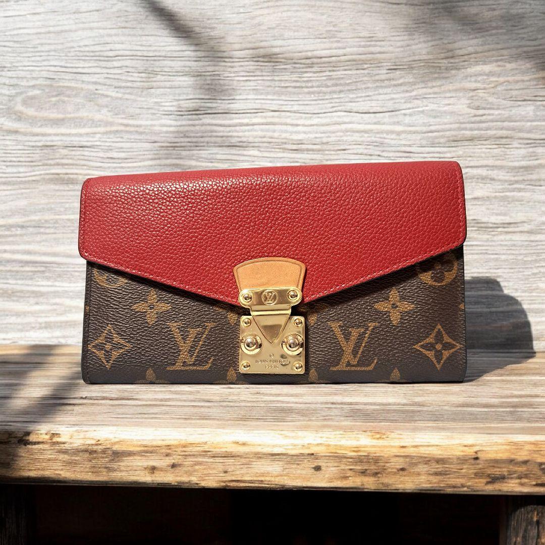 どーなつLOUIS VUITTON モノグラム ポルトフォイユ パラス