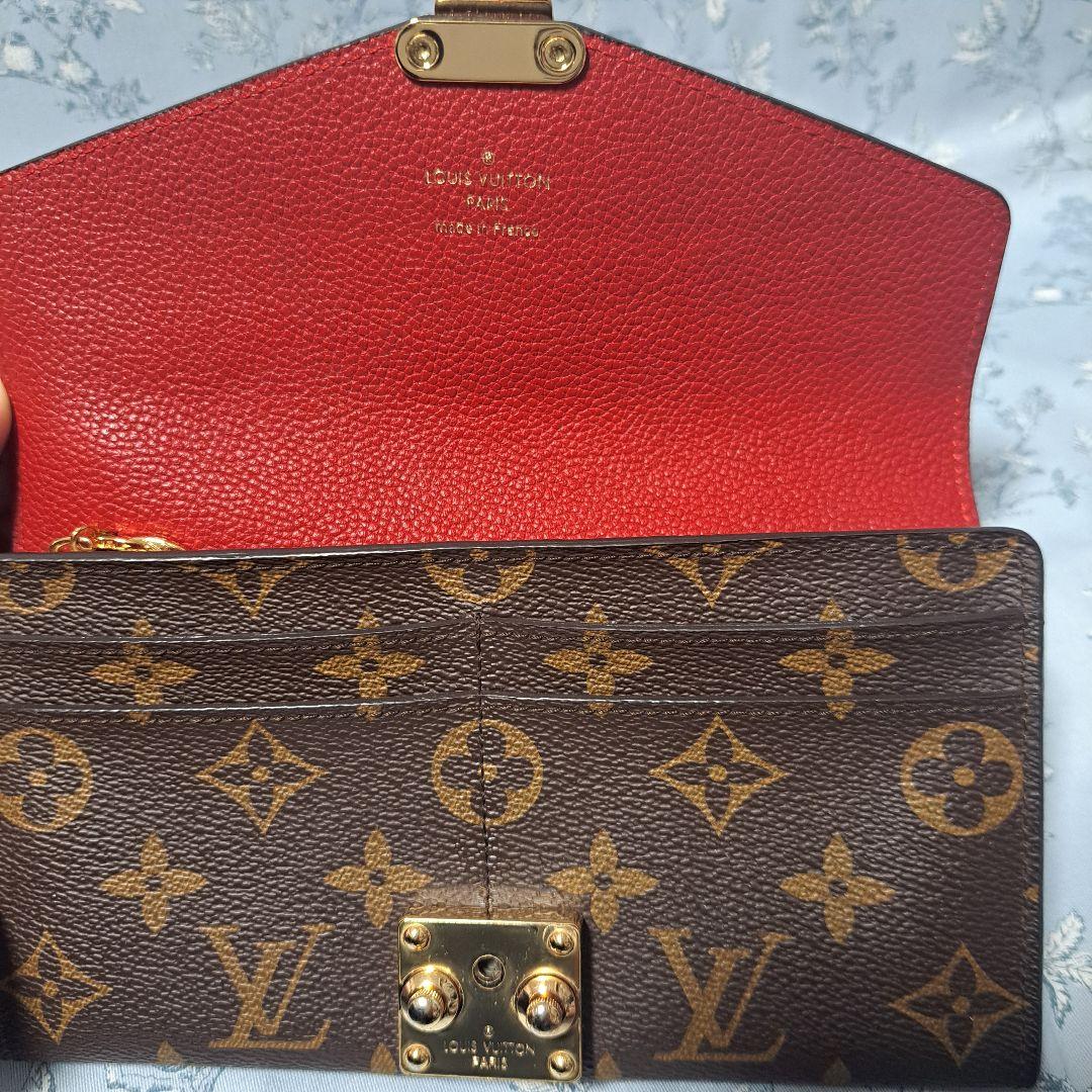 どーなつLOUIS VUITTON モノグラム ポルトフォイユ パラス