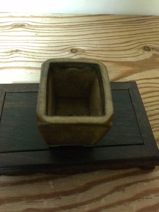 1370 盆栽　盆栽鉢　植木鉢　ミニ鉢　和鉢　暁