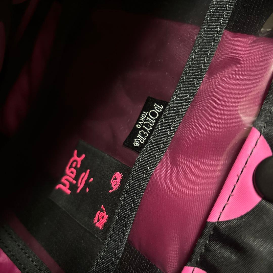 限定品PORTER ポーターX-girl 草間彌生 ボストンバッグ 水玉 ピンク