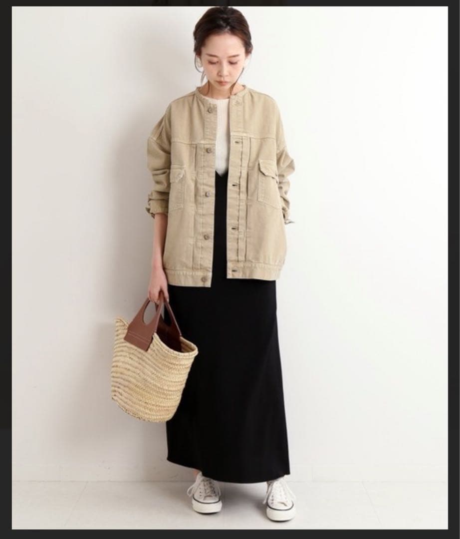 L'ATELIER DENIM D'IENA チノリメイクブルゾン