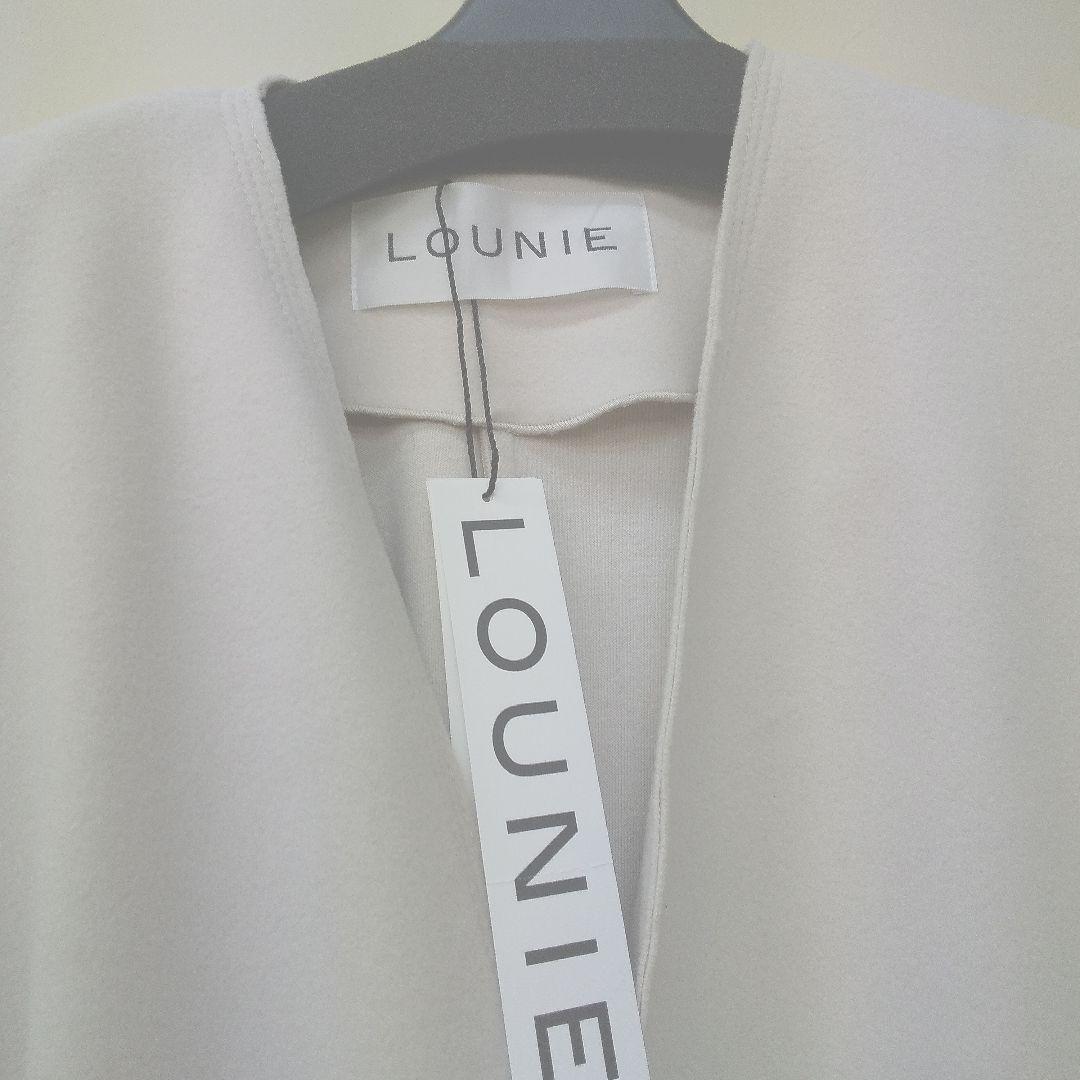 LOUNIE オフ色 コーディガン 今季新品‼️一枚仕立てです！