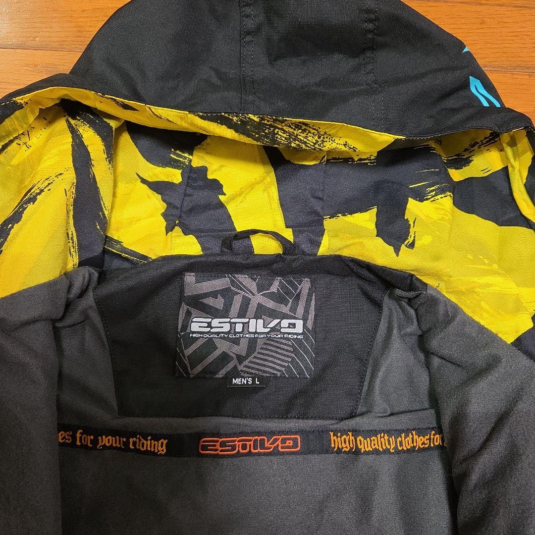 美品 ESTIVO スノーウェア　メンズL　ブラック　オールインワン
