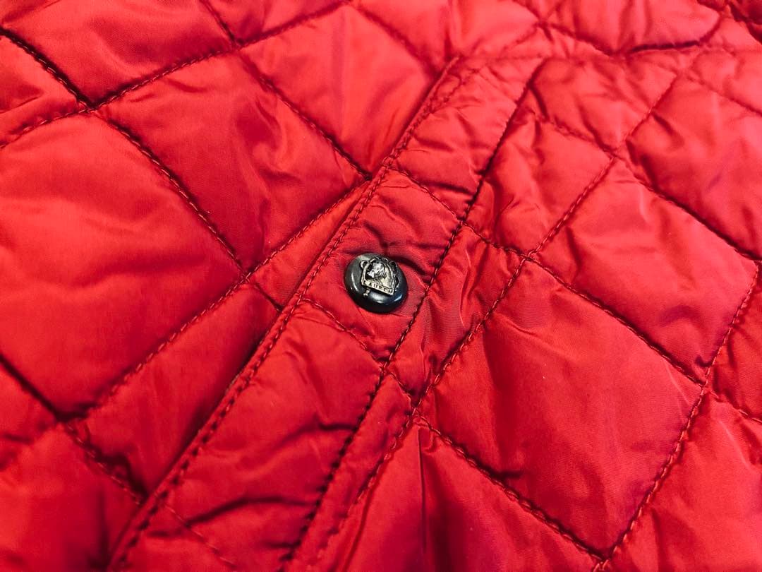 ベスト 古着 90s Lauren ローレン 赤 キルティング XL 極美品