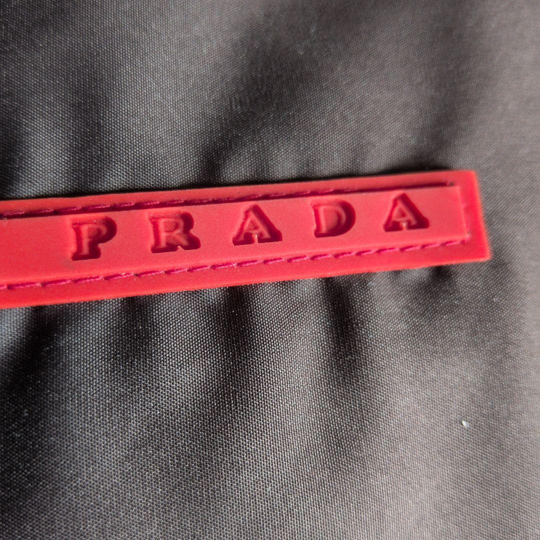 PRADA ブラウンナイロンマフラー