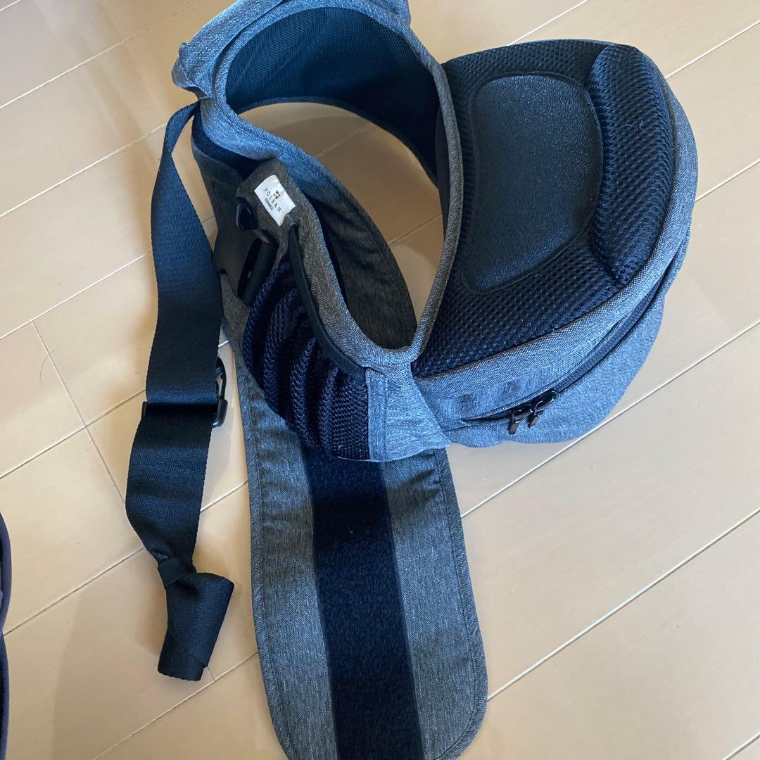 ポルバン アドバンス ヒップシート シングルショルダー付 メランジグレー