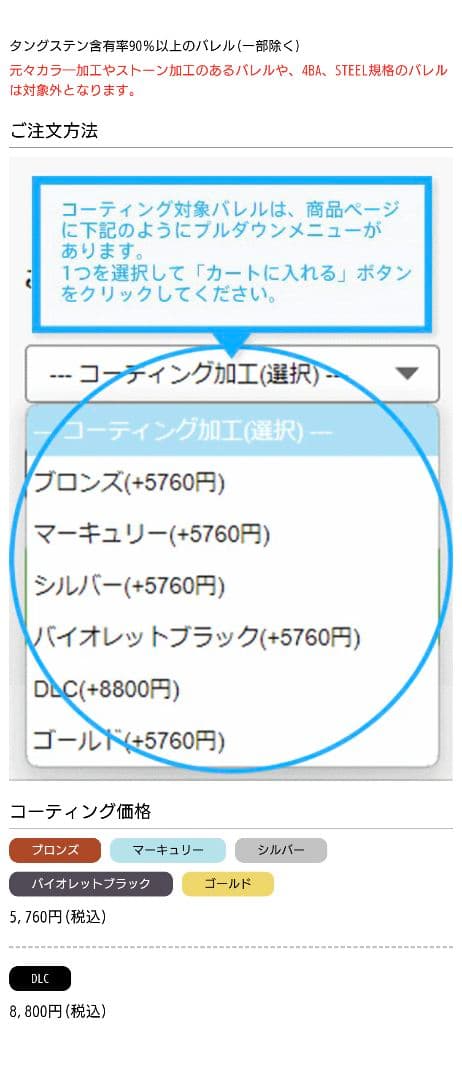 KATANA 水神 Sダーツマーキュリーコーティング 使用品