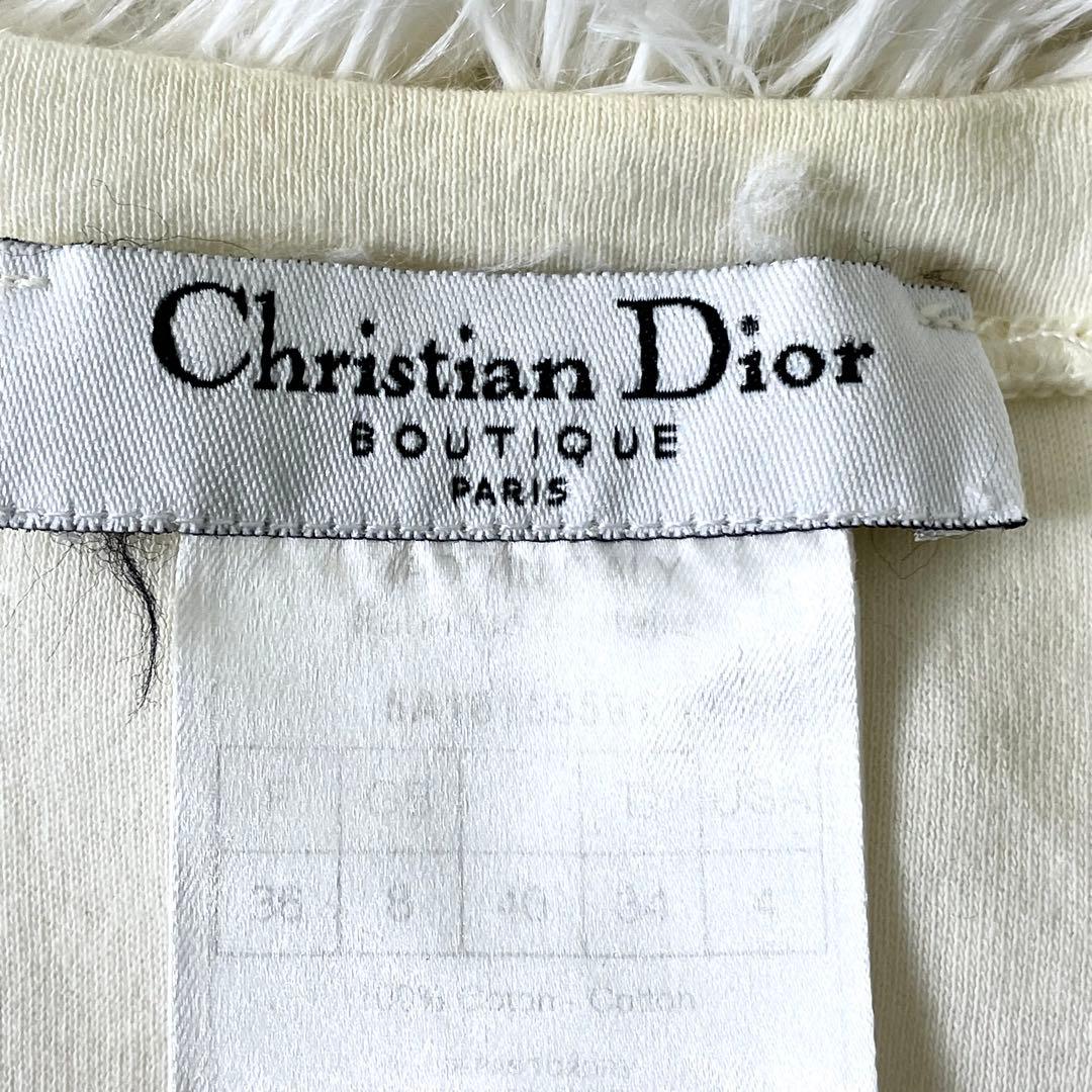 クリスチャンディオール　Dior 半袖　Tシャツ　天使　花柄　レディース