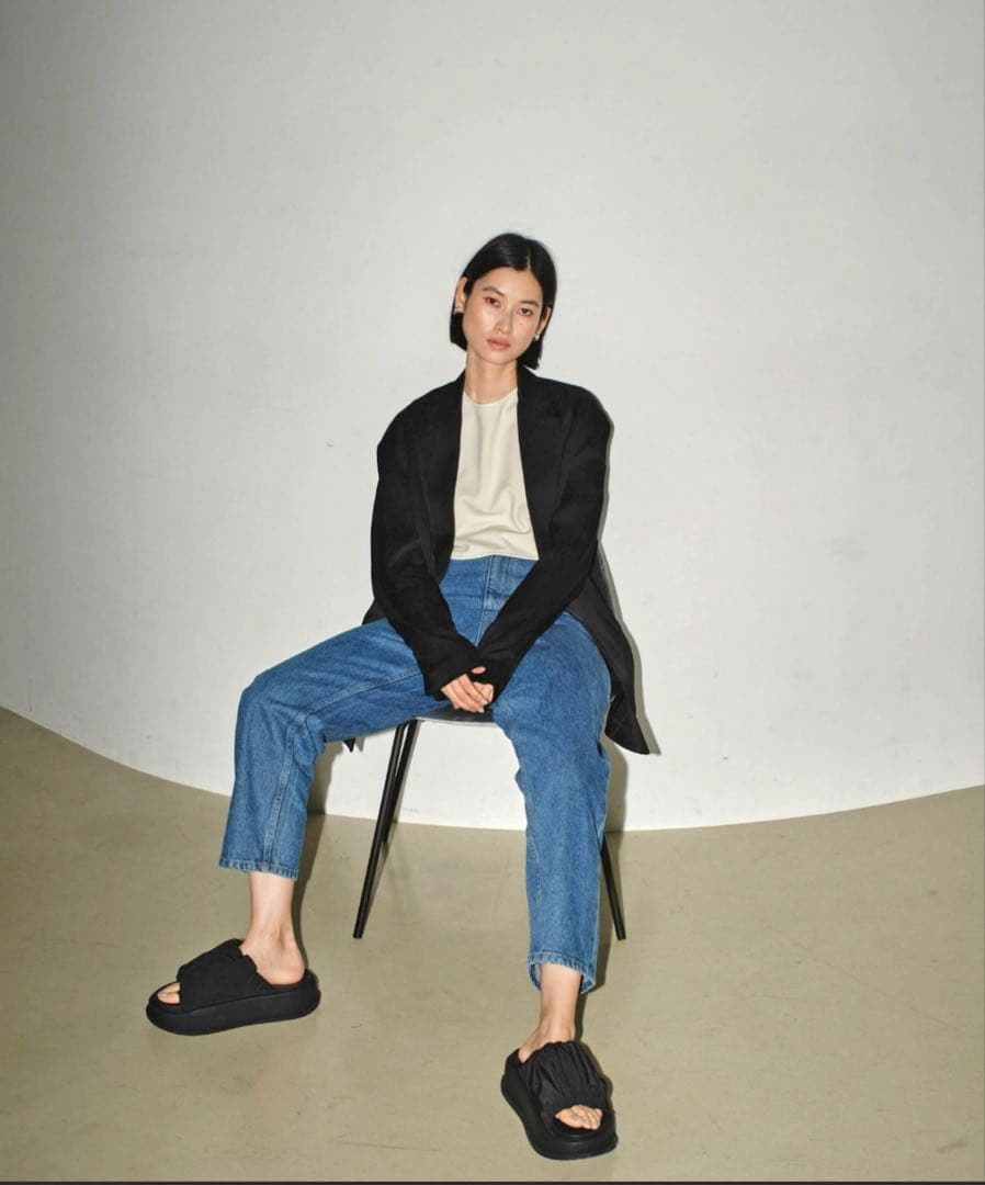 【todayful】Satin Over Jacket【中古品】