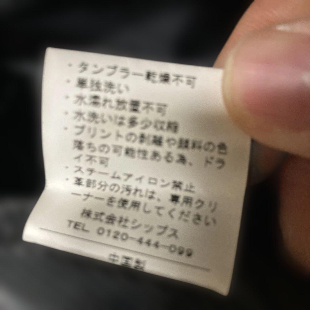 Schott 裏毛　ダブルライダースジャケット サイズM位　ブラック