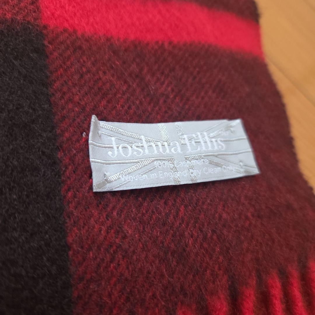 Joshua Ellis カシミヤ 大判 ストール グリニッジタグ