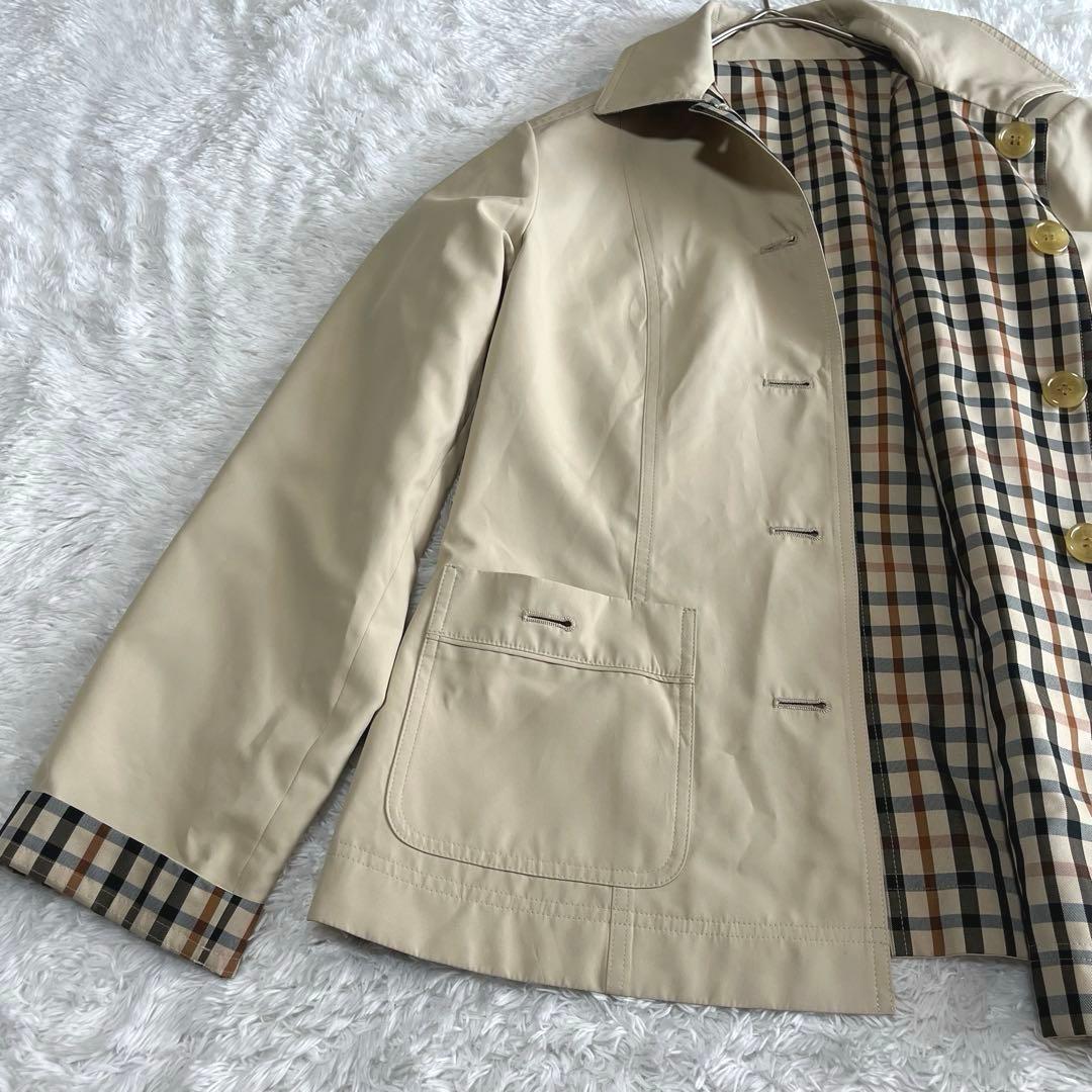 DAKS リバーシブル　コート ジャケット　ハウスチェック柄　英国王室御用達