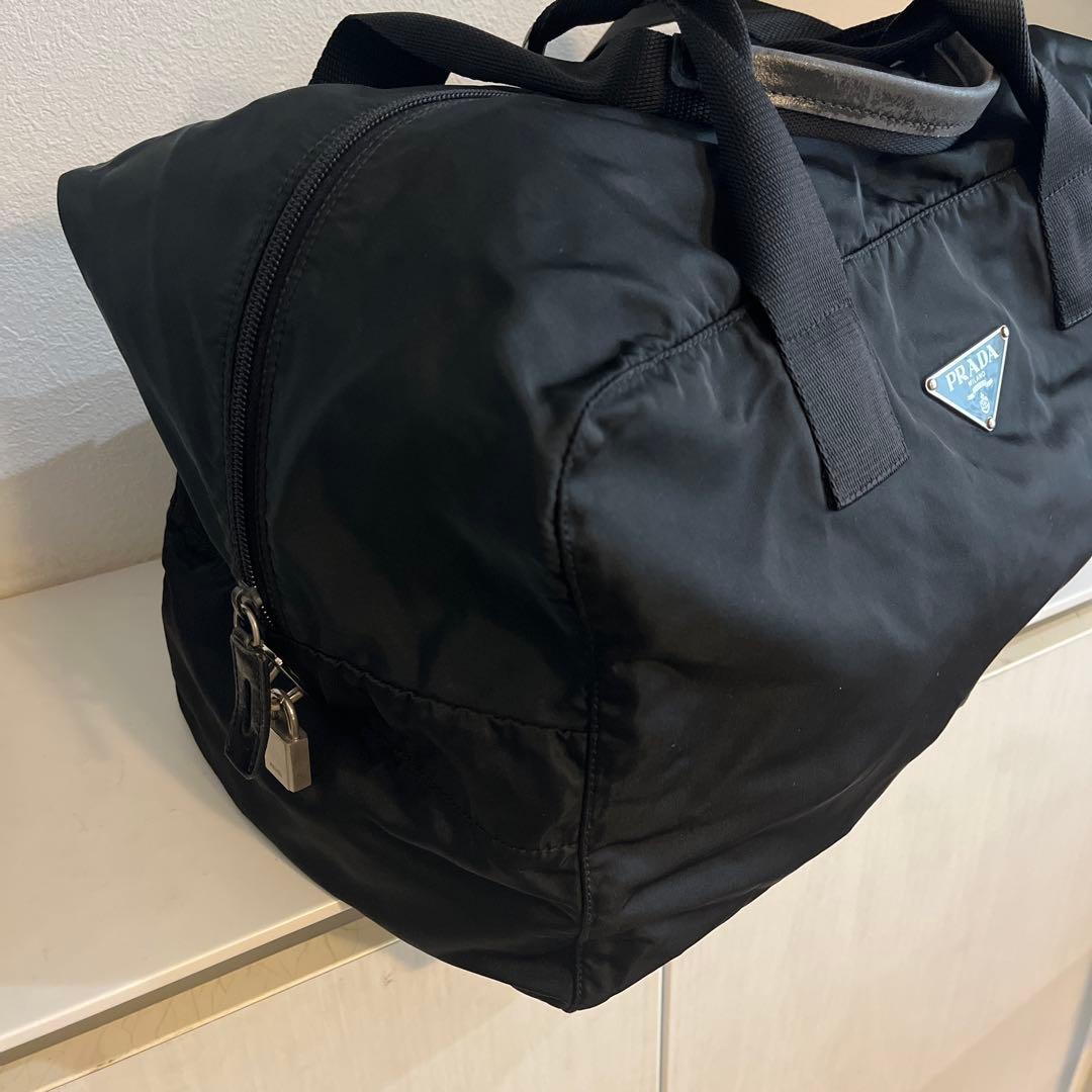 PRADA プラダ ナイロン ボストンバッグ ショルダーバッグ 大容量