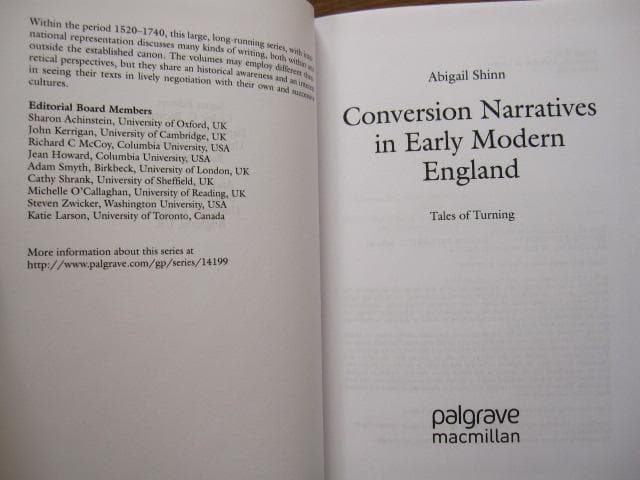 洋書 Conversion Narratives in Early Modern En
