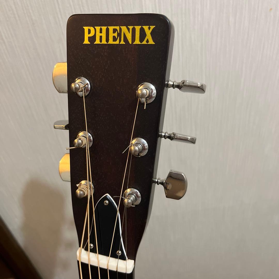《調整済み》PHENIX アコースティックギター ケース付き