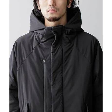 西川ダウン　ナノユニバース　ロングモッズコート　機能中綿