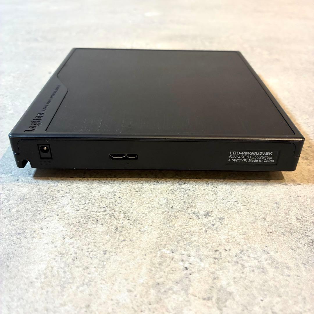 【箱・説明書付】Logitec 外付けBDドライブ USB3.0 Mac/Win