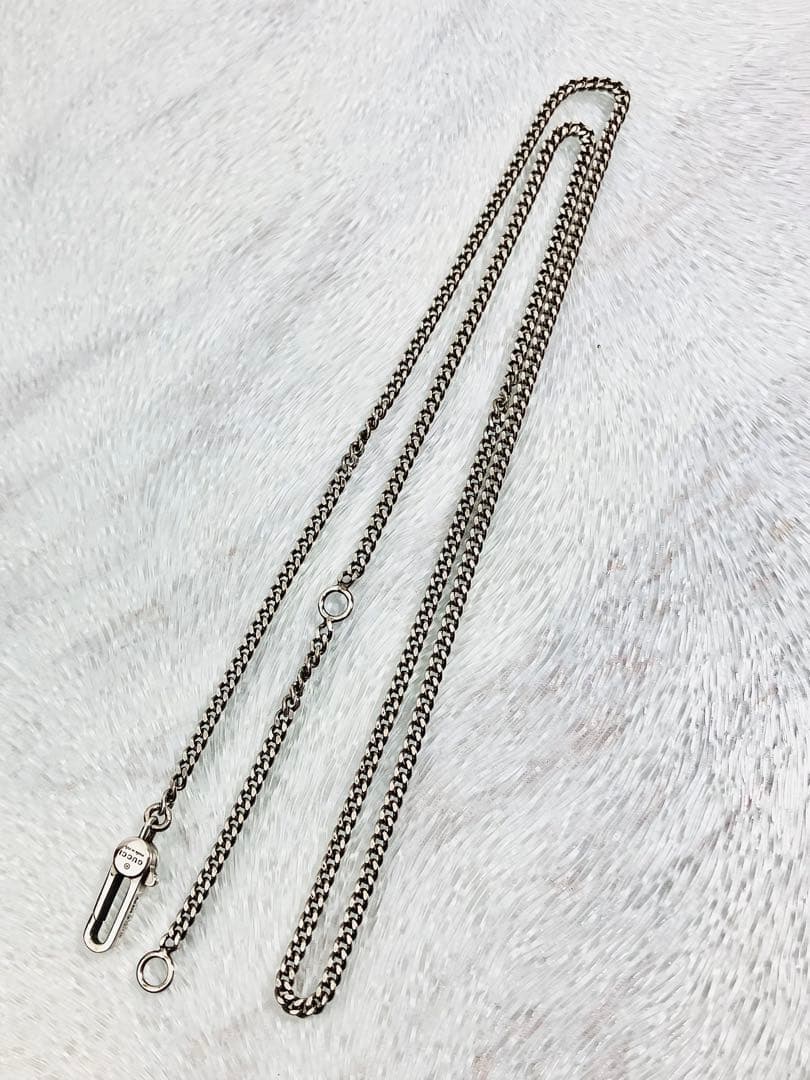 【超美品】GUCCI 喜平チェーン ネックレス 男女兼用 SV925 2.3ミリ