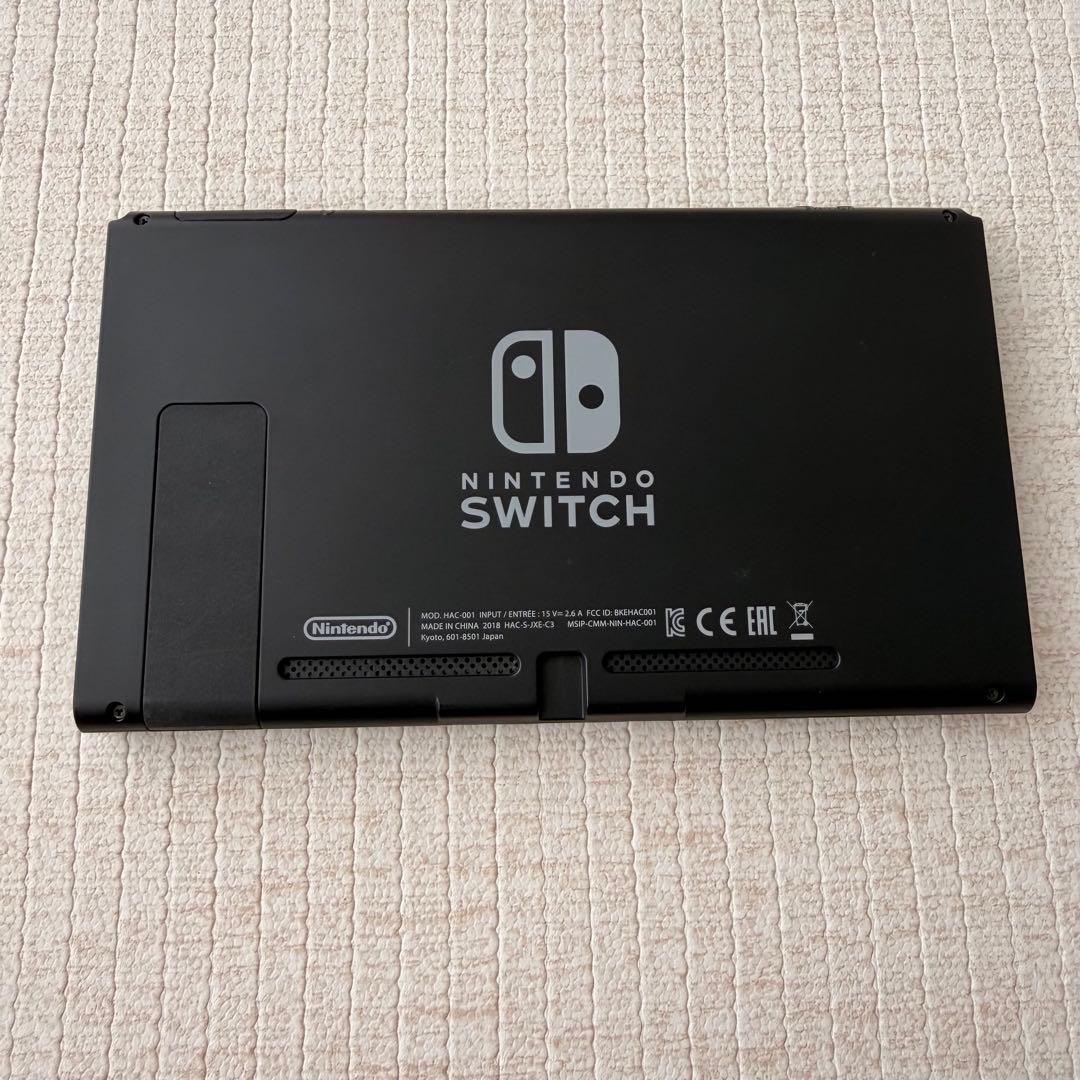 美品 Nintendo Switch 本体 Joy-Con グリップ付