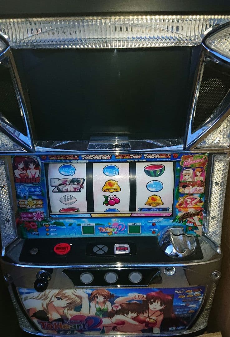 発送可能 パチスロ実機 ToHeart2 バカンスパネルver 不要機付き