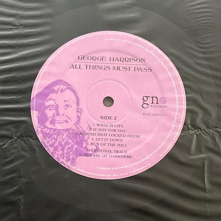 ★極美品 ジョージ・ハリスン ALL THINGS MUST PASS
