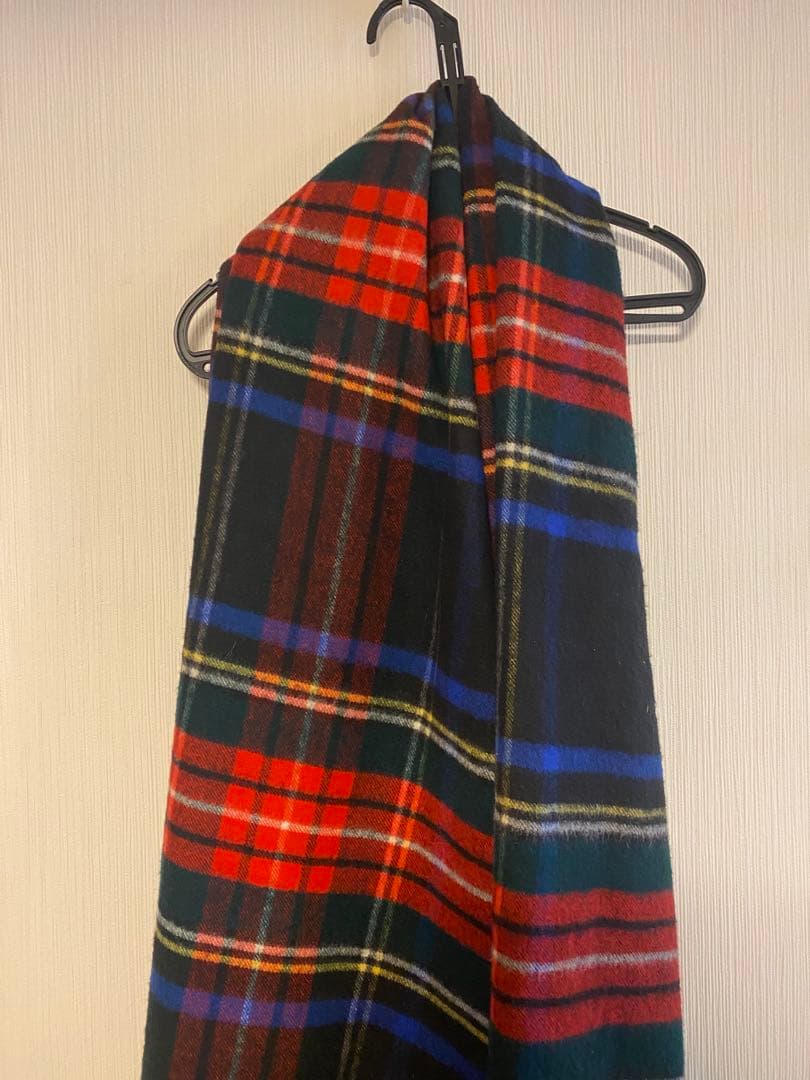 JOHNSTONS OF ELGIN チェック柄ストール