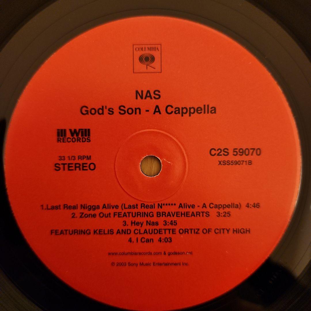 NAS God's Son - A Cappella レコード 2LP