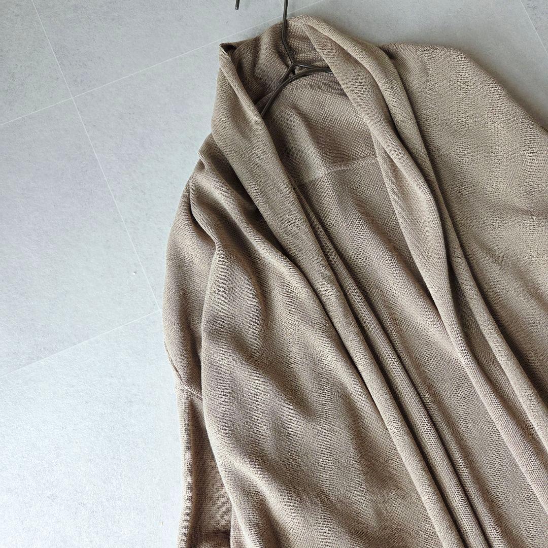 美品✨ ミューズ ドゥーズィエムクラス スムースニットガウンコート コットン