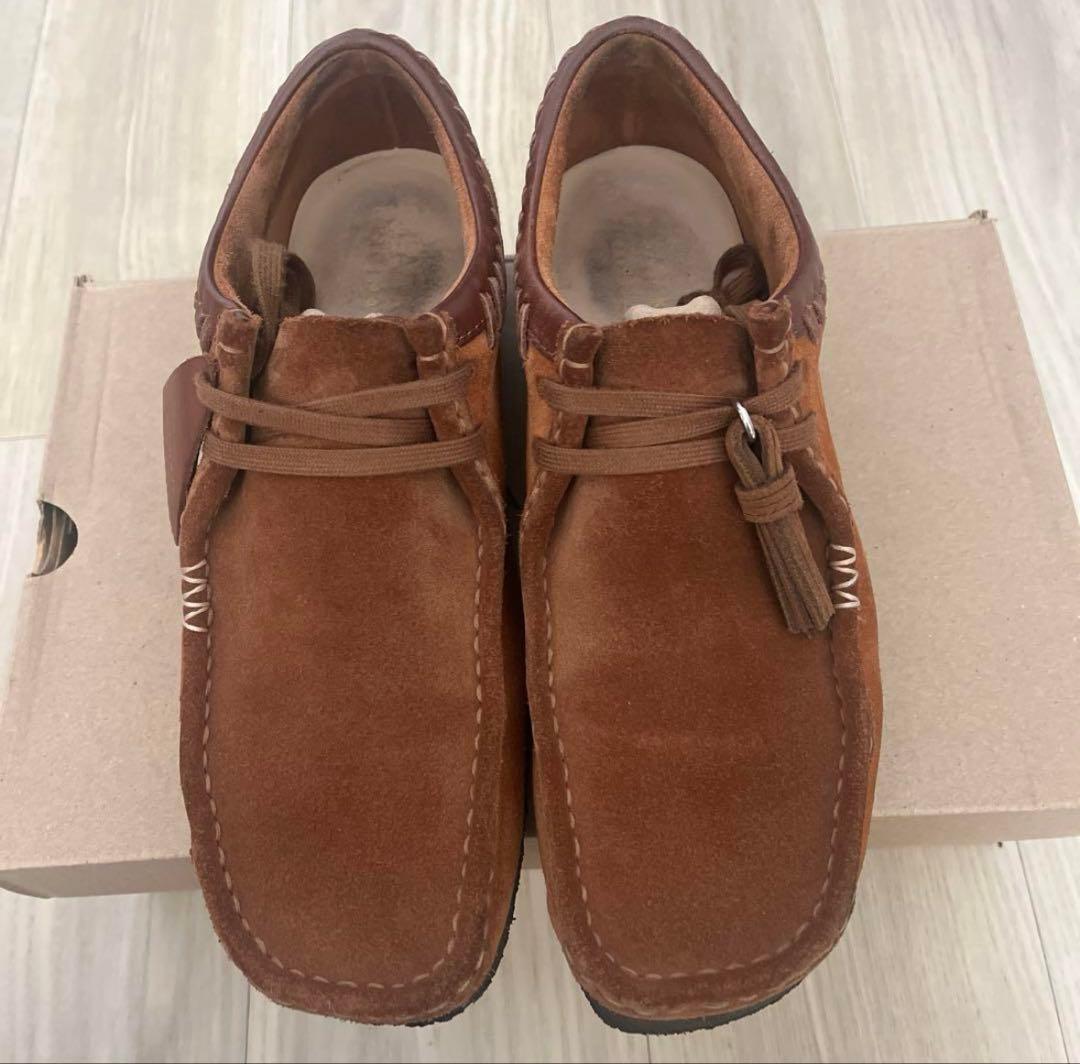 靴 Wallabee Dark Tan UK8.5