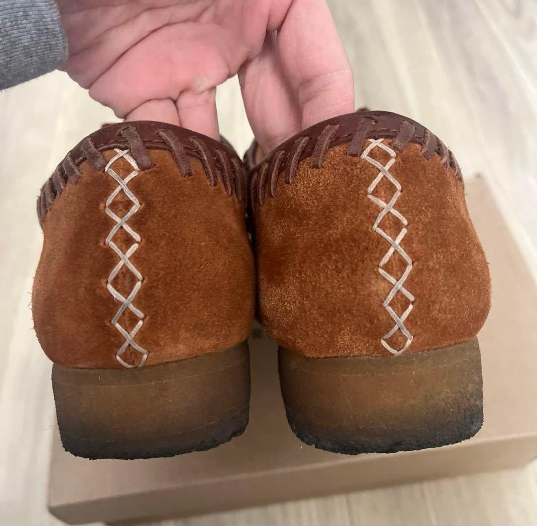 靴 Wallabee Dark Tan UK8.5