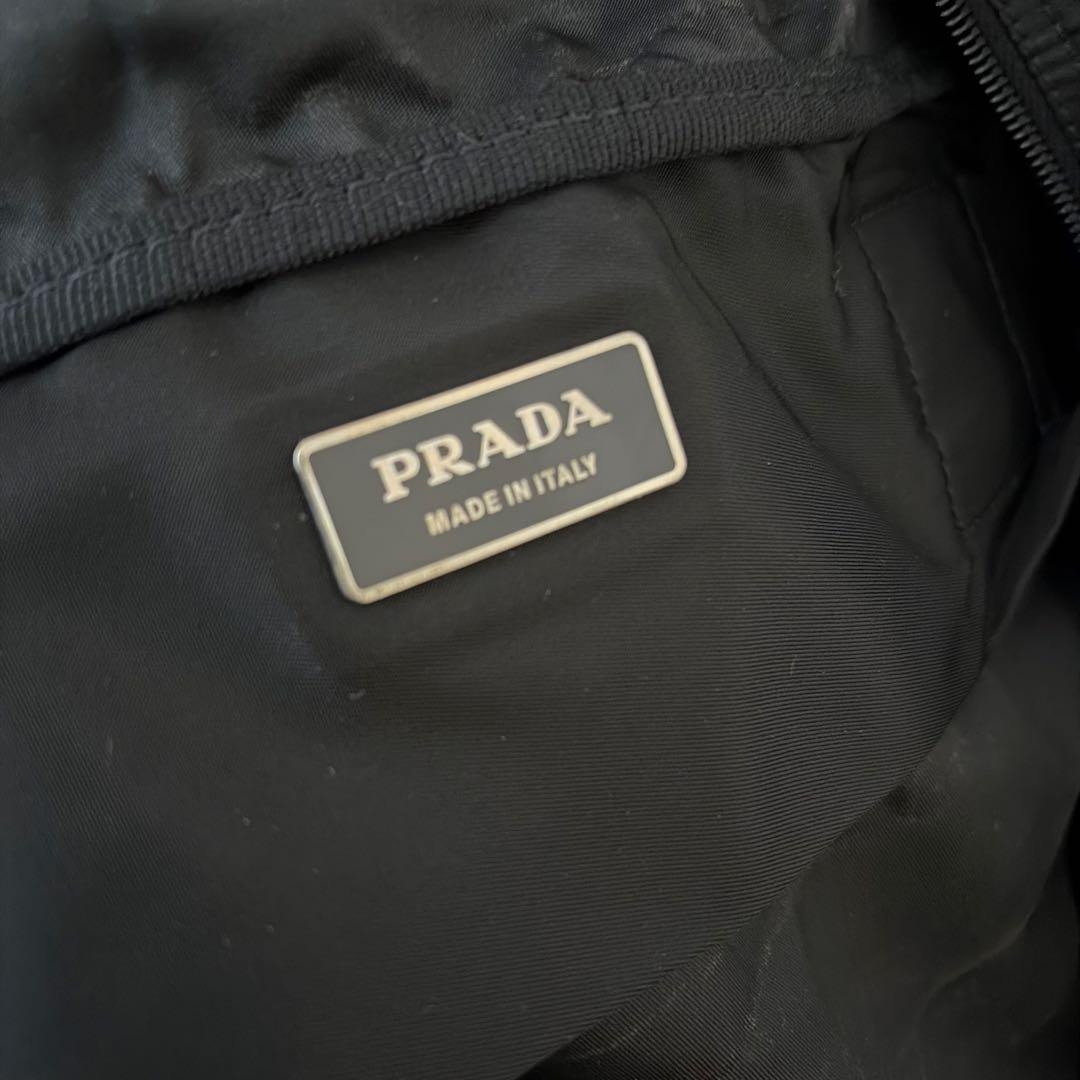 【美品✨】PRADA ボストンバッグ　2way 三角ロゴ　ナイロン　軽量　大型