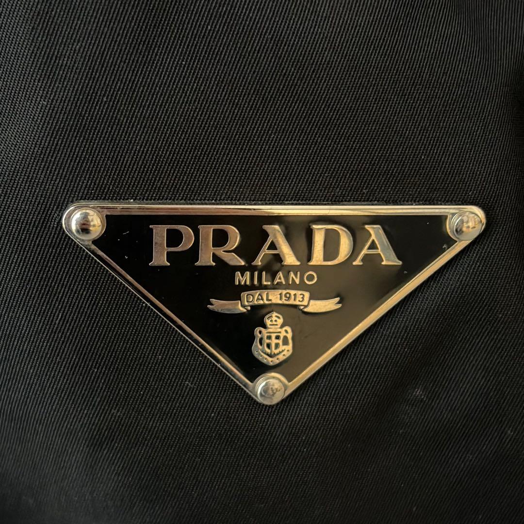 【美品✨】PRADA ボストンバッグ　2way 三角ロゴ　ナイロン　軽量　大型