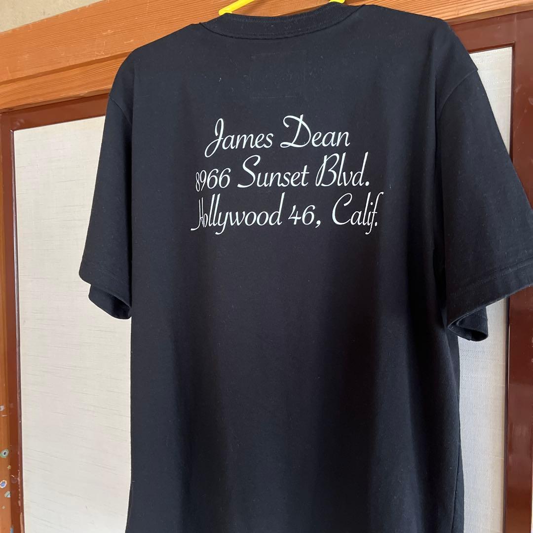 sacai 黒 Tシャツ James Dean デザイン