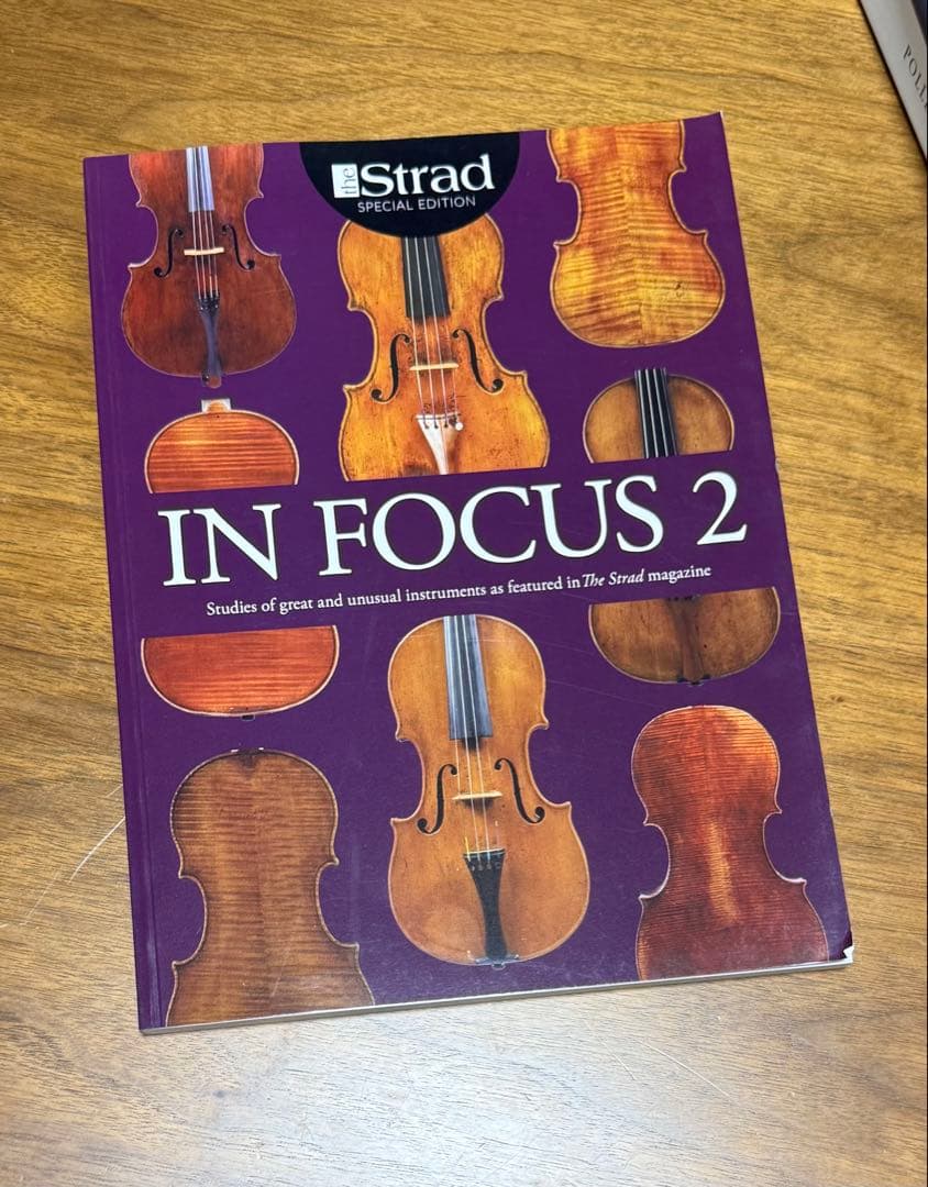 チェロヴァイオリンヴィオラIN FOCUS & Stradivari 書籍セット