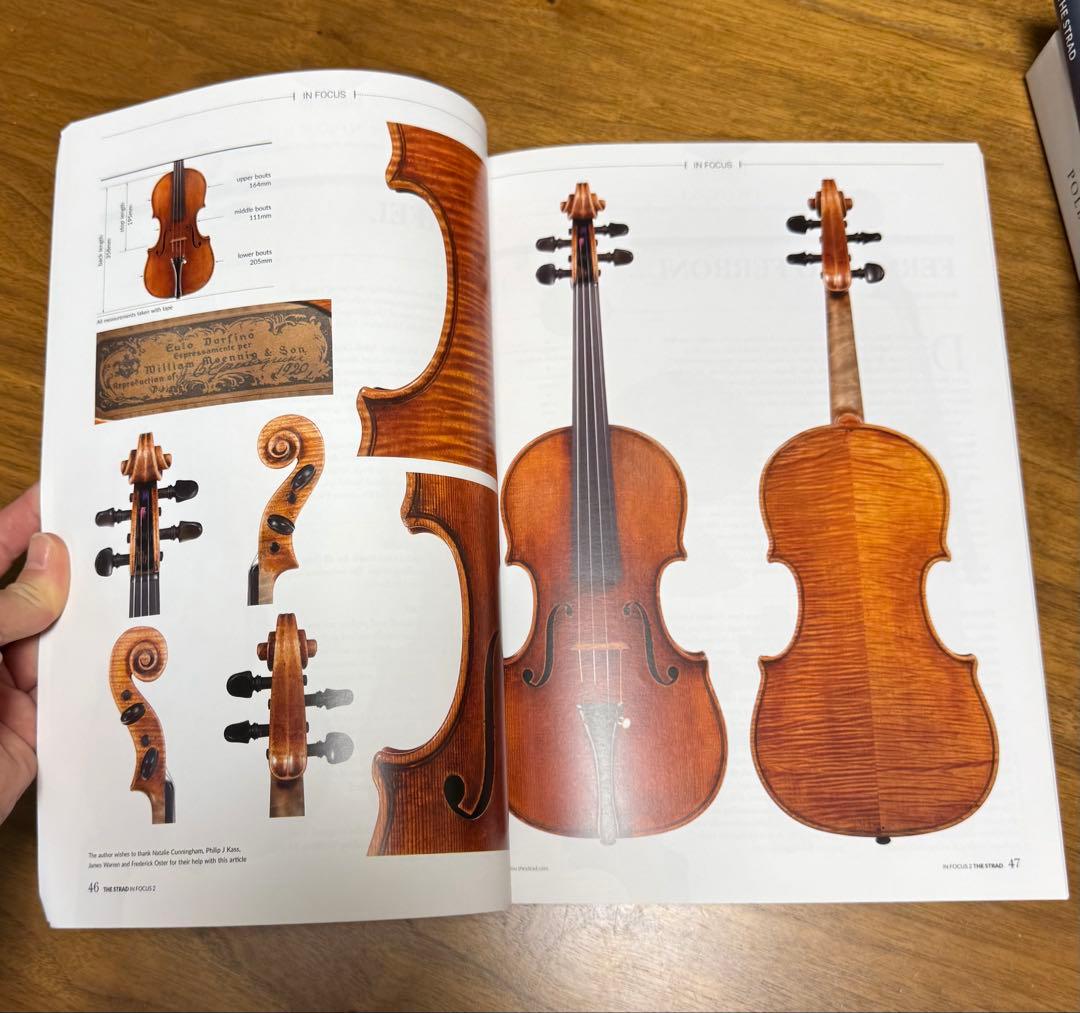 チェロヴァイオリンヴィオラIN FOCUS & Stradivari 書籍セット