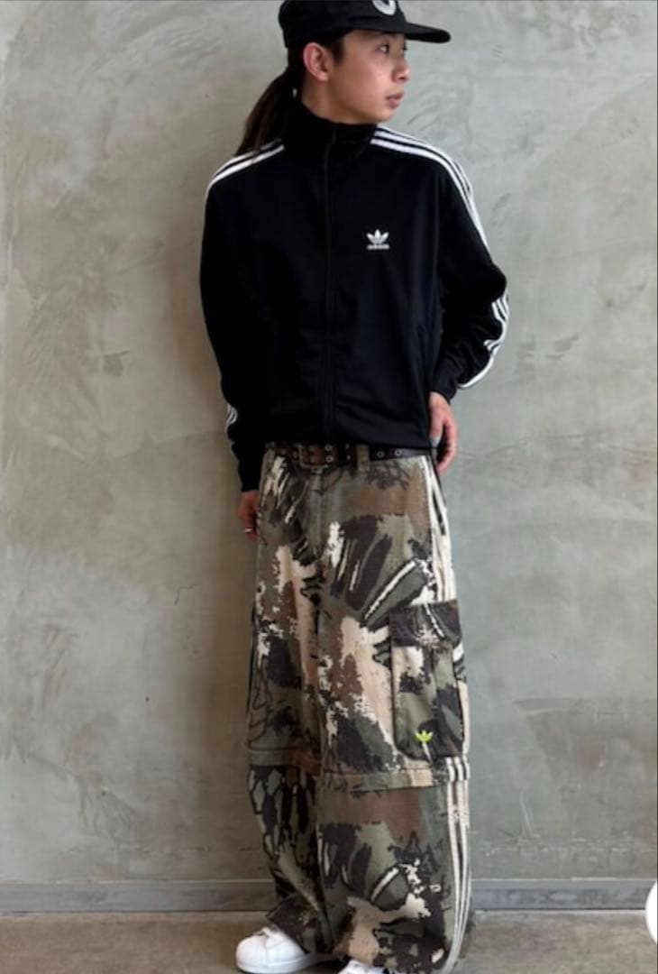adidas★ジップオフカーゴパンツ★2way‼️Sサイズ
