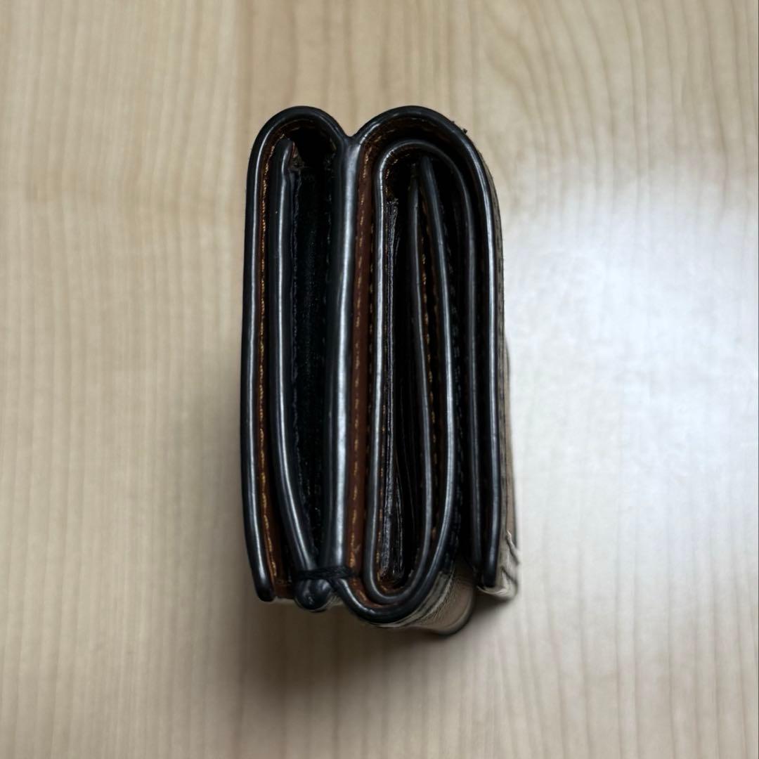 【極美品】BURBERRY 三つ折り財布 ストライプ
