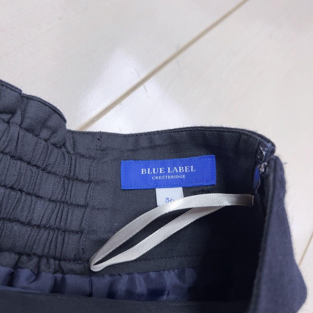☆BLUE LABEL CRESTBRIDGE☆ネイビーフレアスカート チェック