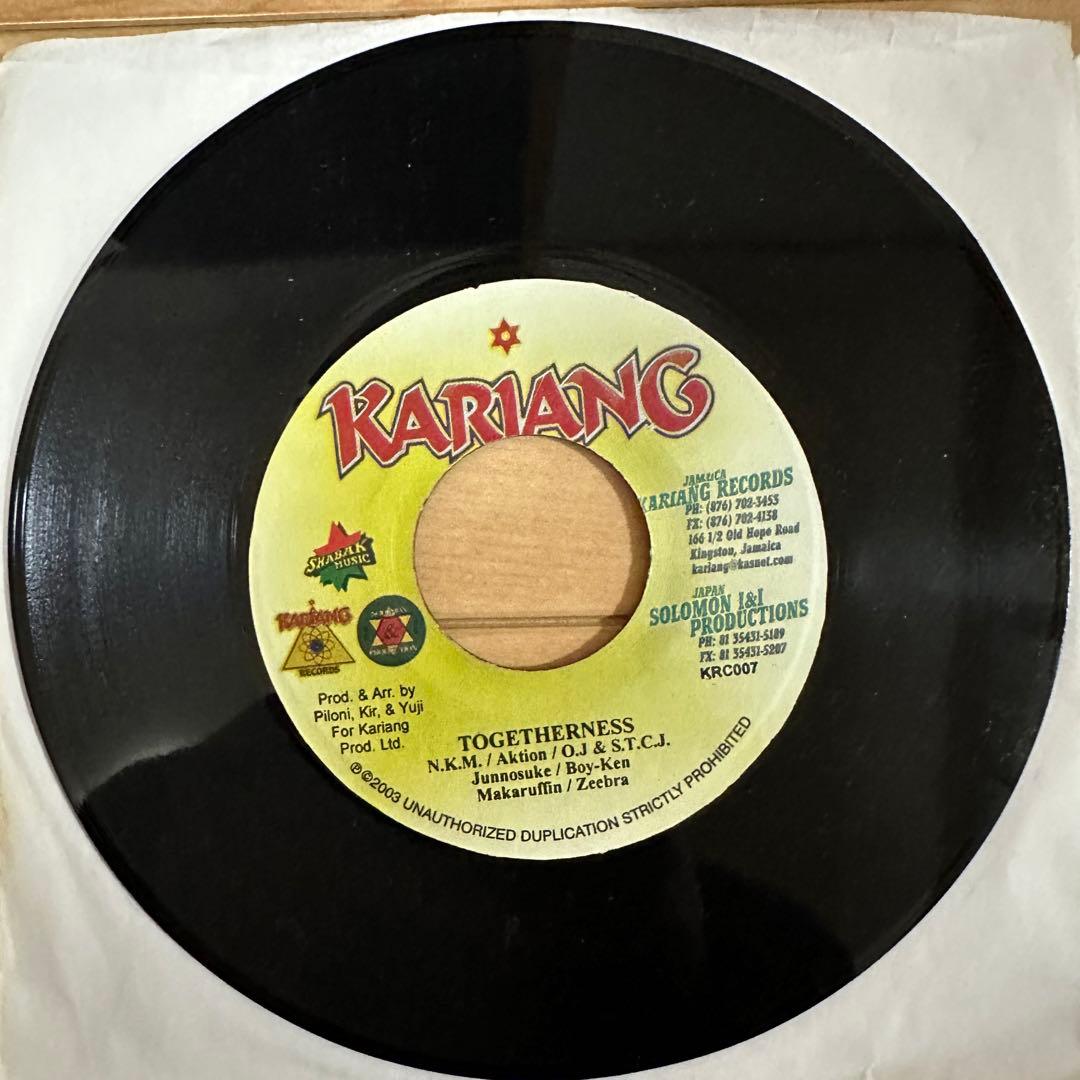 TOGETHERNESS ジャパレゲ レコード HIP HOP レゲエ