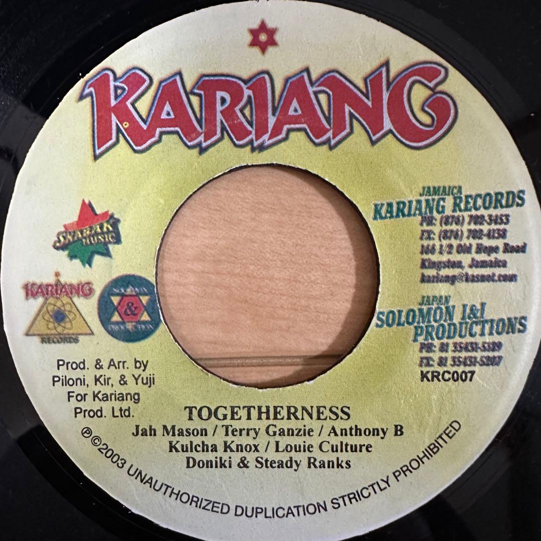 TOGETHERNESS ジャパレゲ レコード HIP HOP レゲエ
