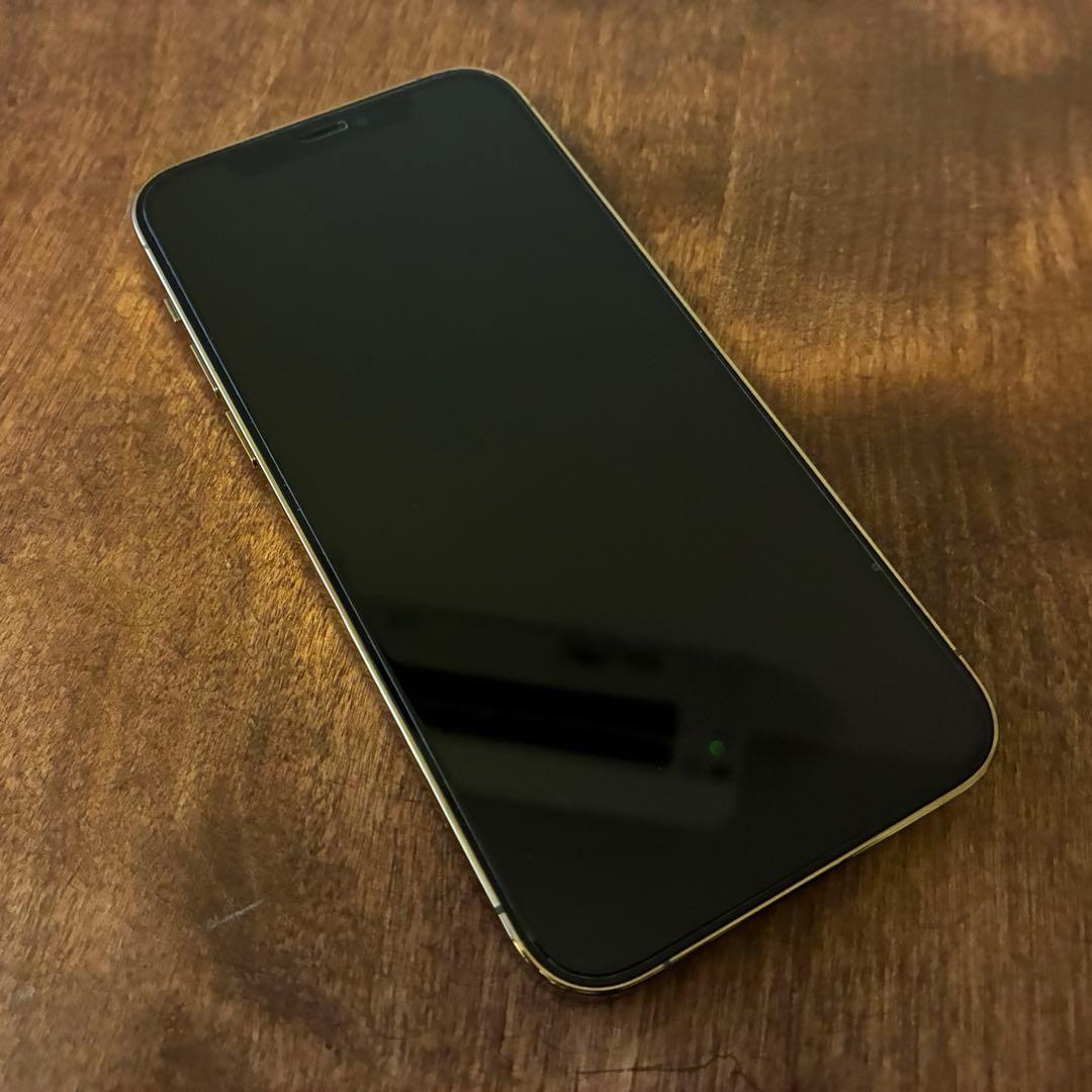 【美品】iPhone12pro 128GB ゴールド 本体