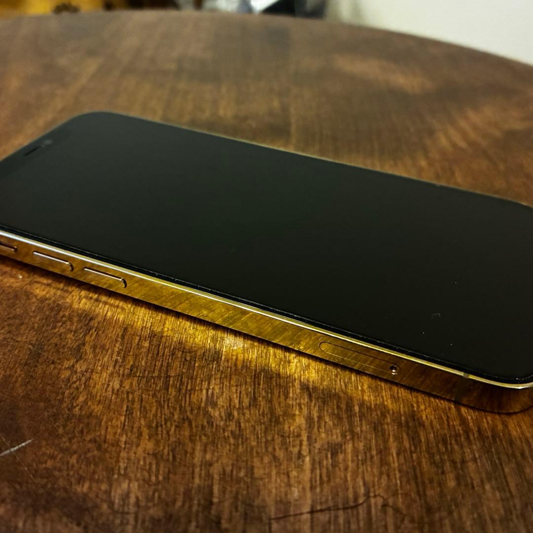 【美品】iPhone12pro 128GB ゴールド 本体