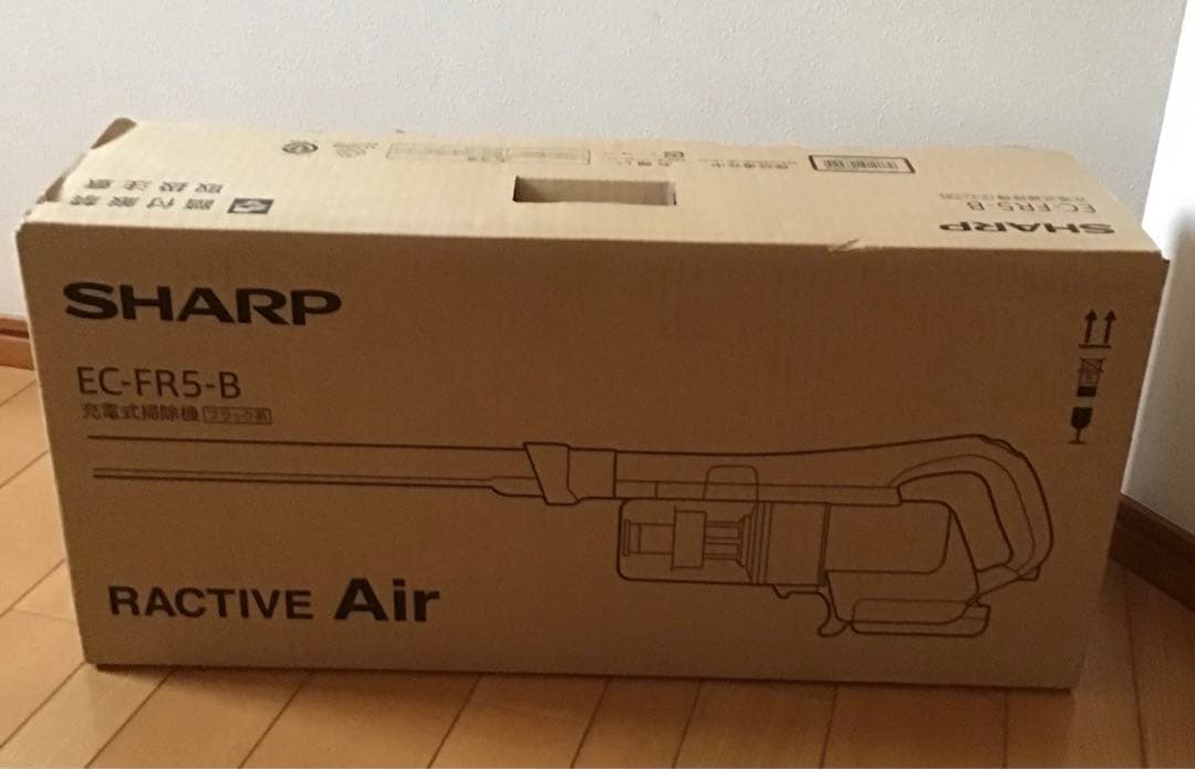 【新品未使用】シャープ掃除機 コードレス スティッククリーナー EC-FR5-B