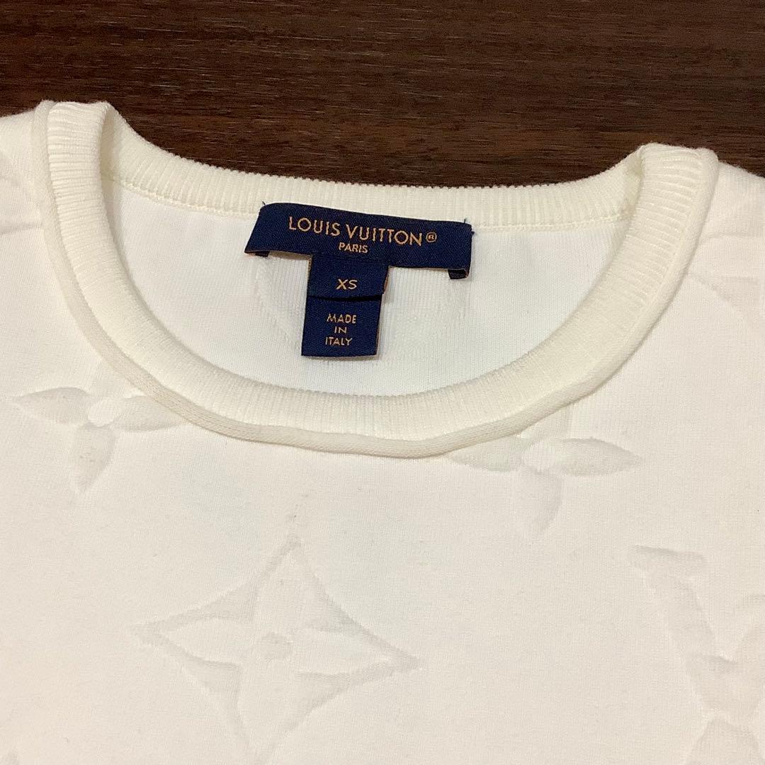 ルイヴィトン LOUISVUITTON 24SS モノグラム エンボス Tシャツ
