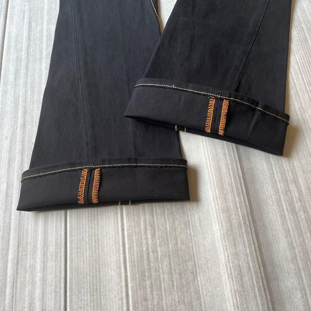 TRUE RELIGION ブラックデニム USA製 フレア ブーツカット 24