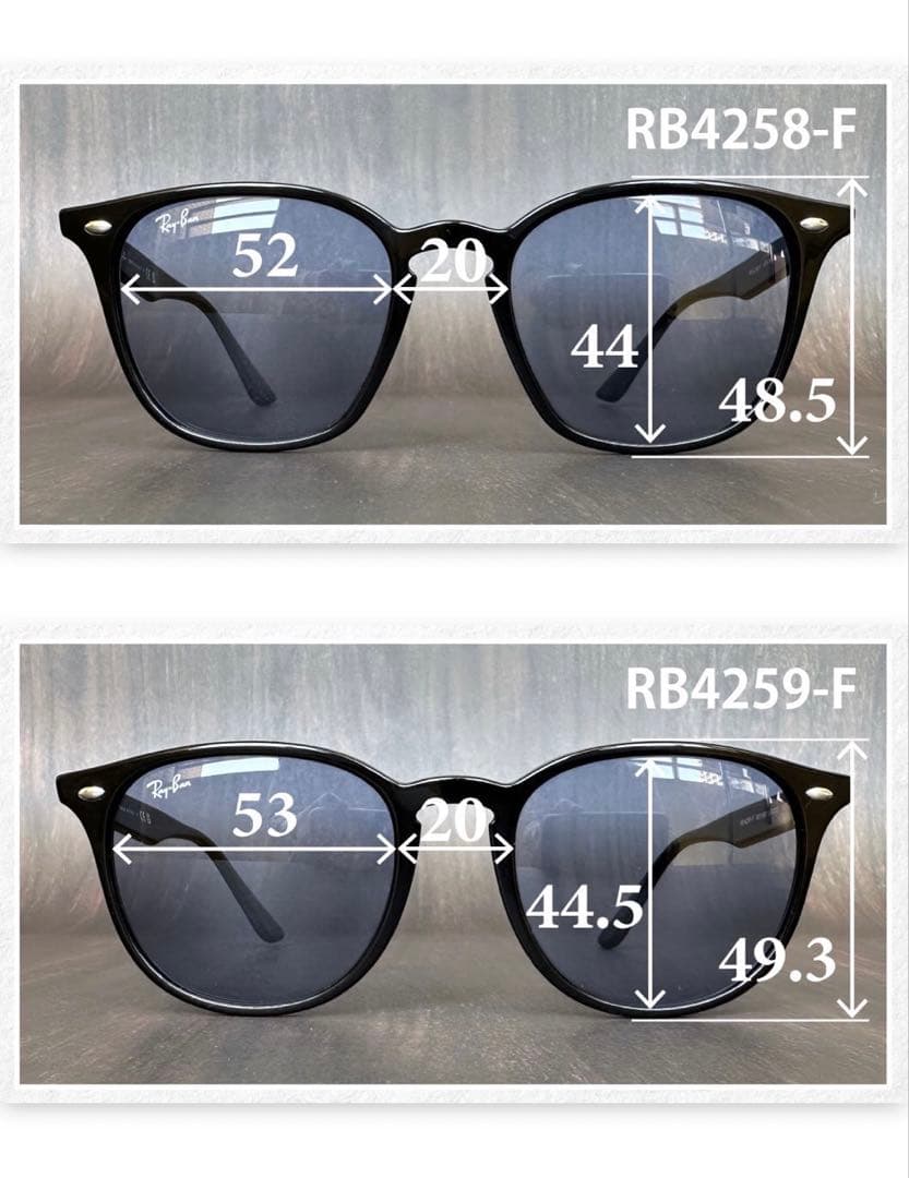 ★NEWカラー★RB4259-F 601/5★RayBan★ ライトピンク