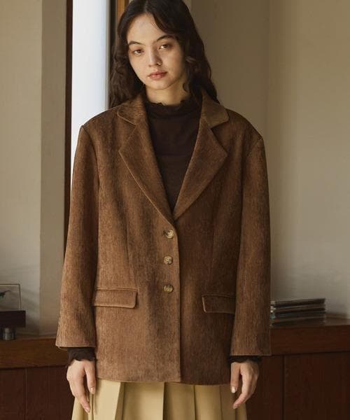 新品Sサイズ OLUN Loose basic mall jacket