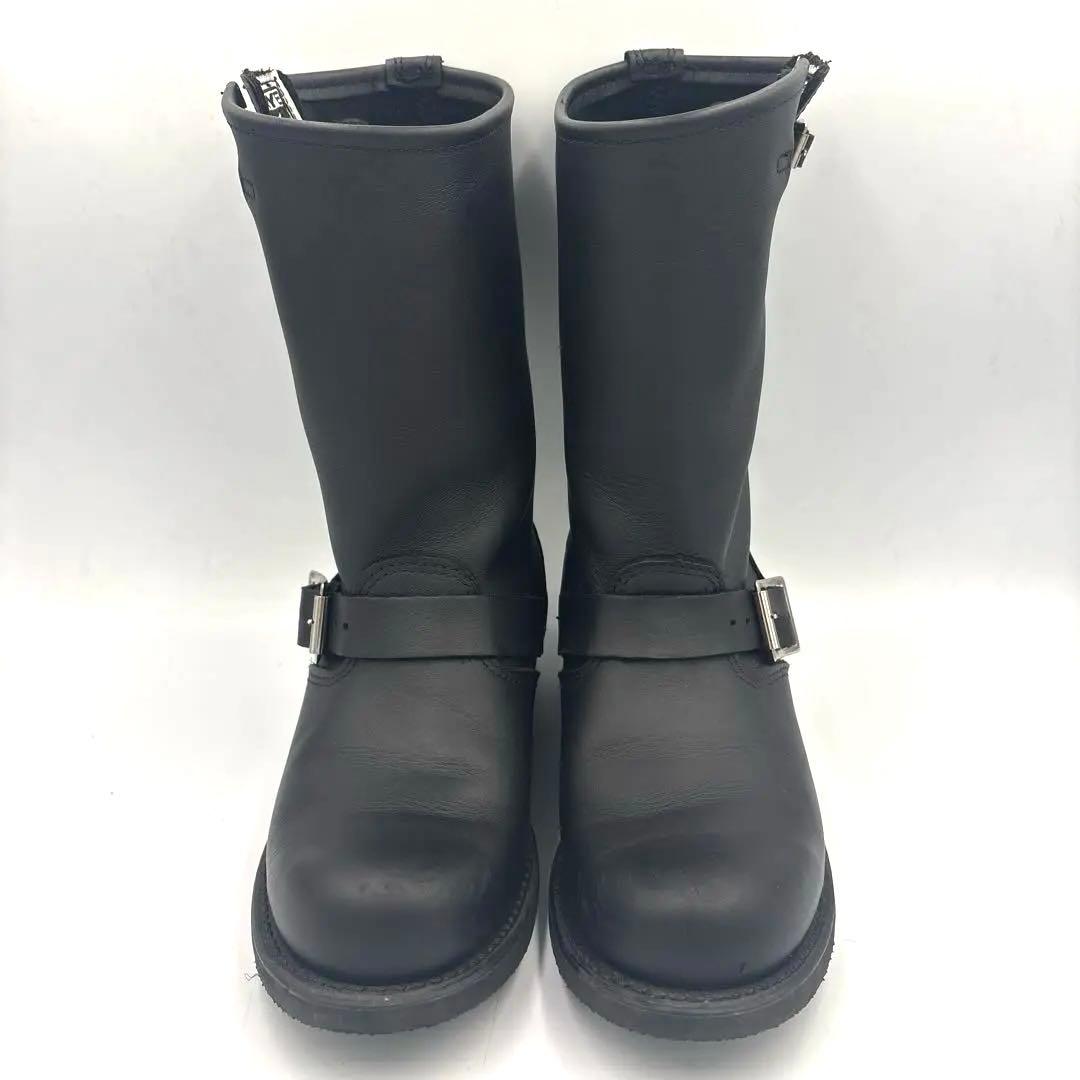 フライ FRYE エンジニアブーツ【7】23.5～24cm ブラック ベルト