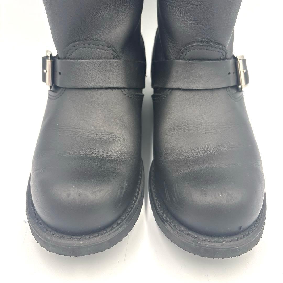 フライ FRYE エンジニアブーツ【7】23.5～24cm ブラック ベルト