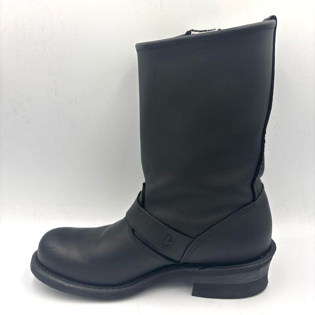 フライ FRYE エンジニアブーツ【7】23.5～24cm ブラック ベルト